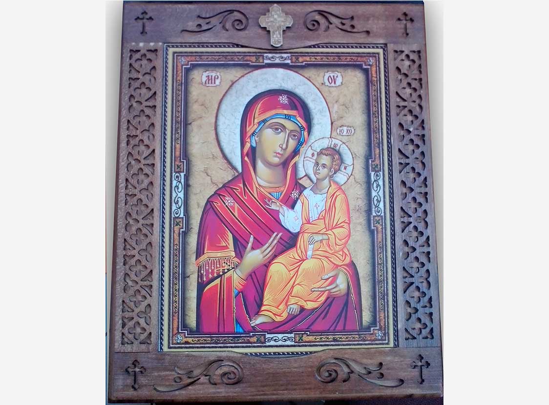 Богородица - каширана икона ексклузивне израде