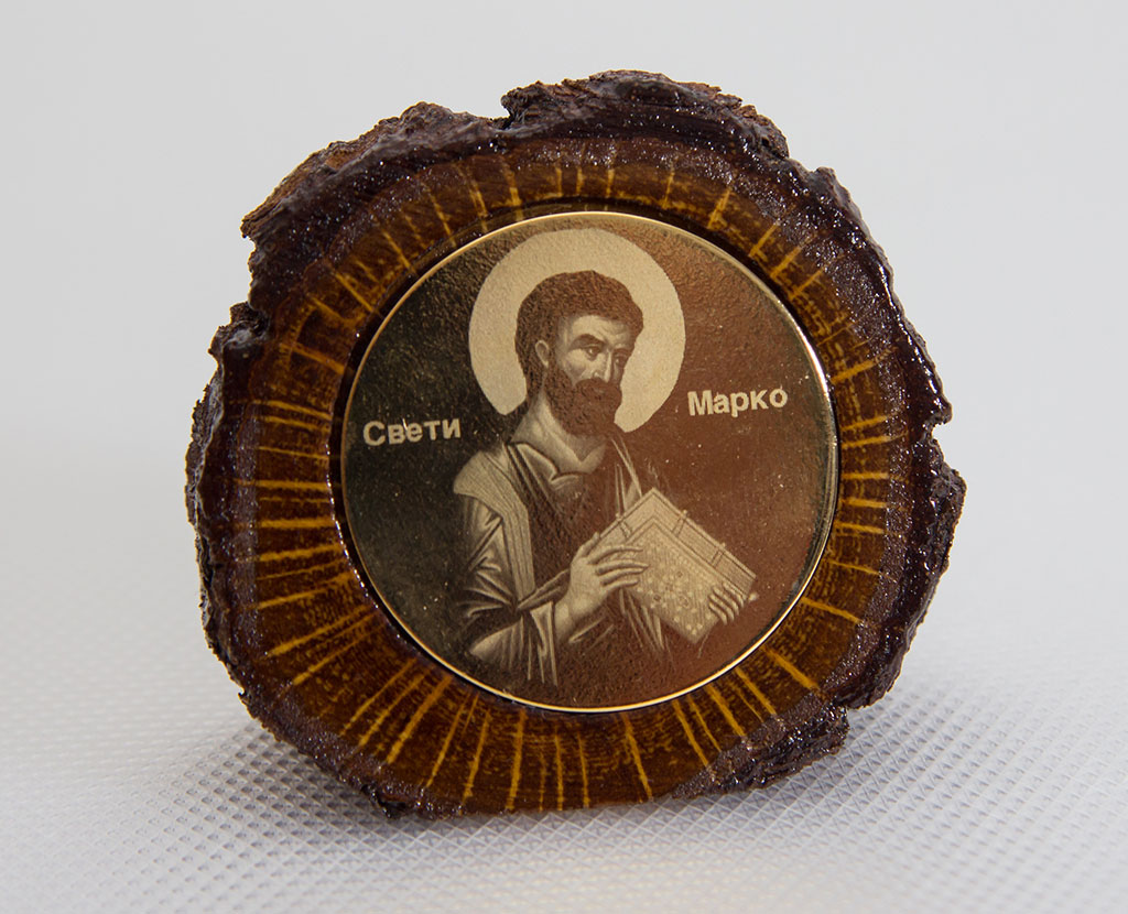 Иконица у дрвету Свети Марко - позлата