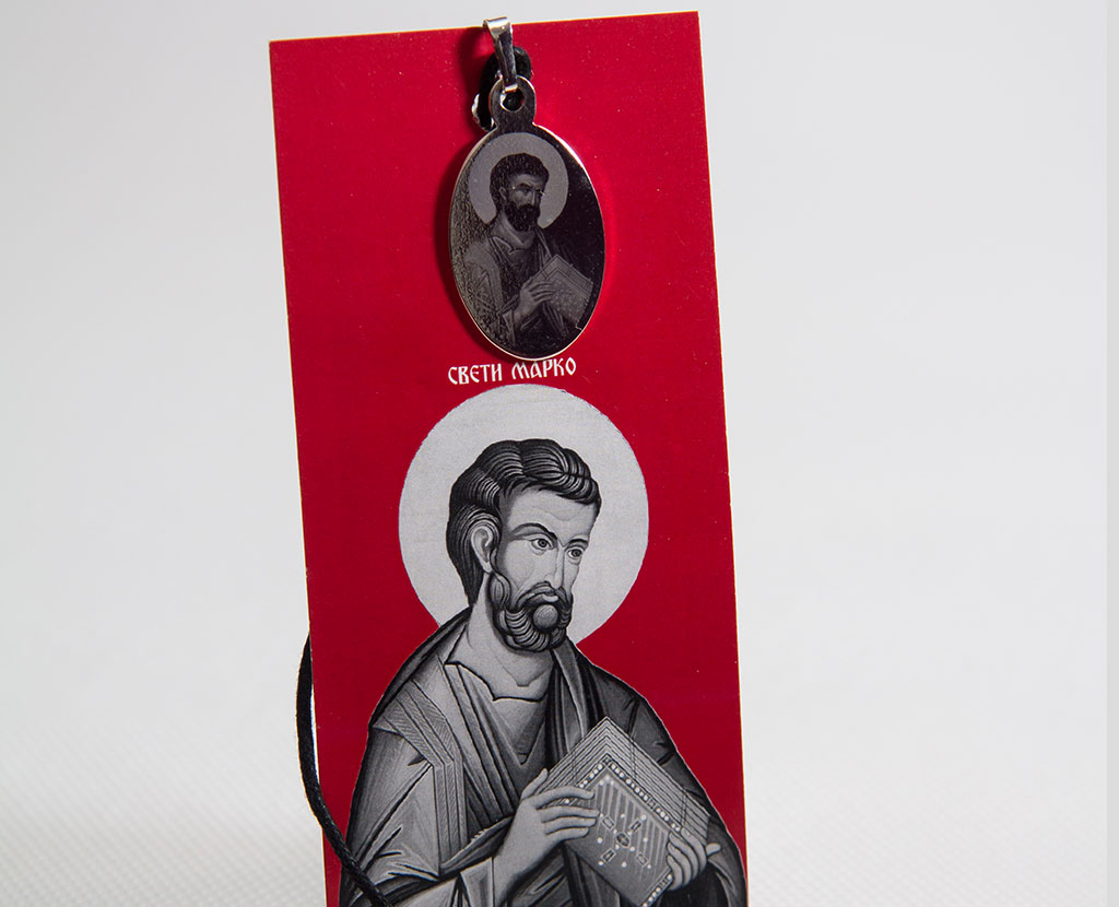 Свети Марко - медаљон инокс