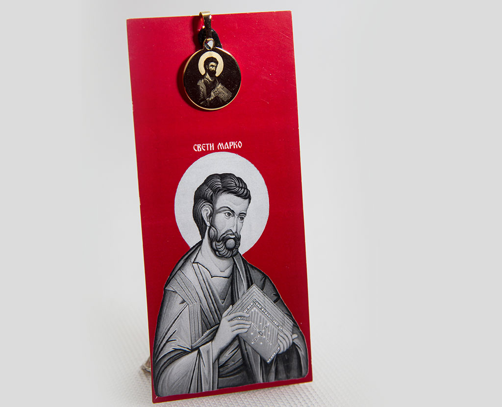 Свети Марко - медаљон позлата