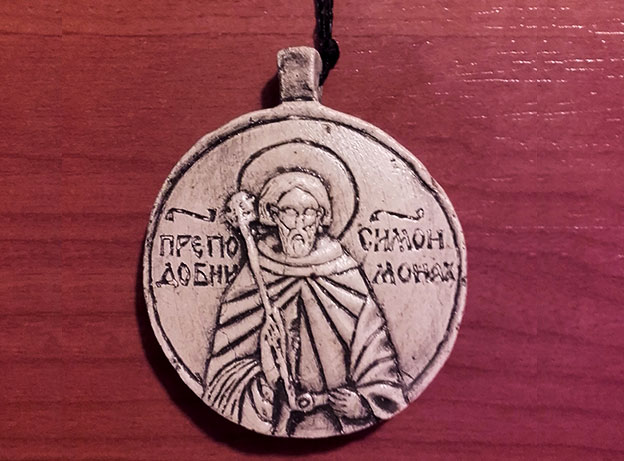 Медаљон преподобни Симон Монах