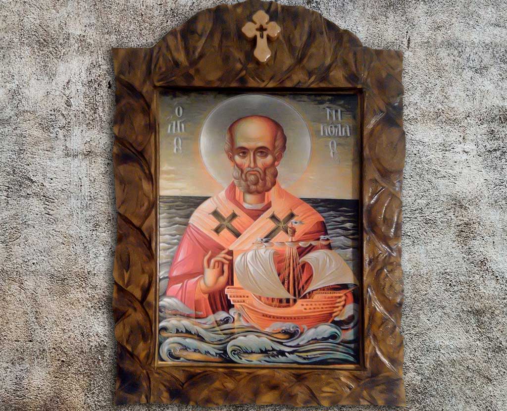 Sveti Nikola, 2, udubljena 30cm x 38cm