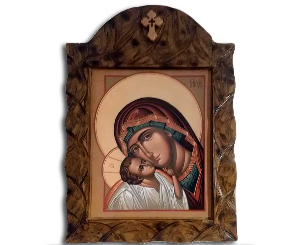 Пресвета Богородица са Христом, 1, удубљена 30cm x 38cm