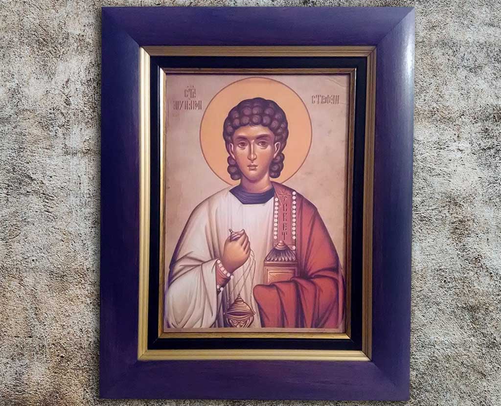 Свети Архиђакон Стефан, платно, 43cm x 34cm