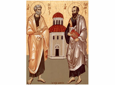 Sveti apostoli Petar i Pavle-0052-magnet (5 magneta)