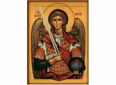 Свети архангел Михаило-0295-magnet (5 магнета)