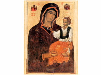 Богородица Косиница  век Хиландар-0629