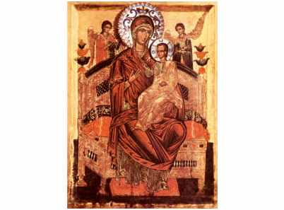 Богородица Свецарица - Пантанаса-0630-magnet (5 магнета)