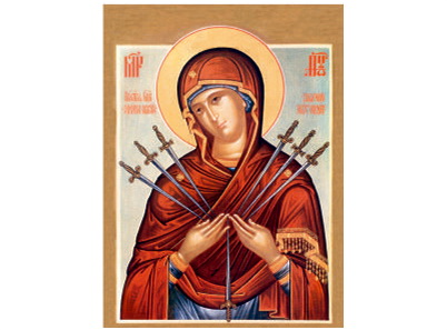 Пресвета Богородица Седмострелнаја-0724-magnet (5 магнета)