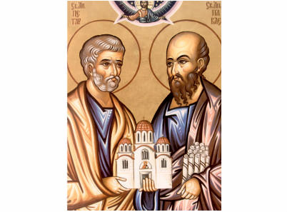 Свети Апостоли Петар и Павле-0827-magnet (5 магнета)