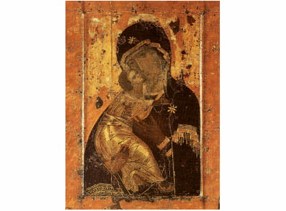 Пресв. Богородица Владимирска  век-0932-magnet (5 магнета)