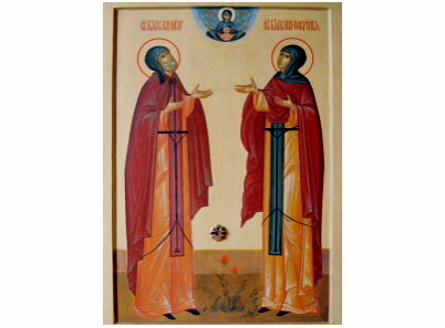Свети Кнез Петар и Света Кнегиња Февронија - 1005-magnet (5 магнета)