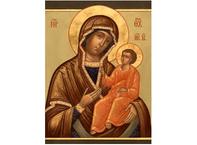 Bogorodica sa Hristom, Tihvinska-1022
