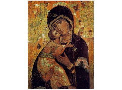 Пресв. Богородица са Христом, Владимирска-1052-magnet (5 магнета)