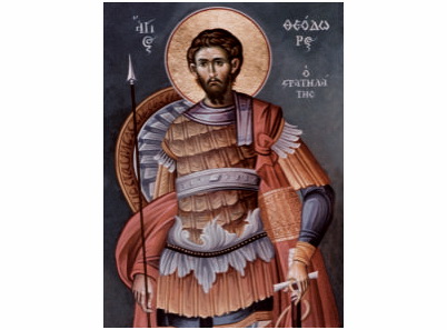 Sveti Teodor Stratilat - 1058-magnet (5 magneta)