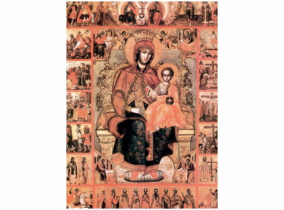 Пресв. Богородица са Христом-1158-magnet (5 магнета)