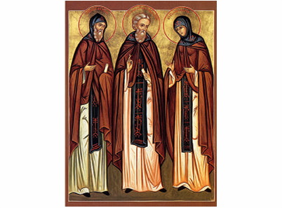 Свети Сергије Радоњешки са светим родитељима - 1306
