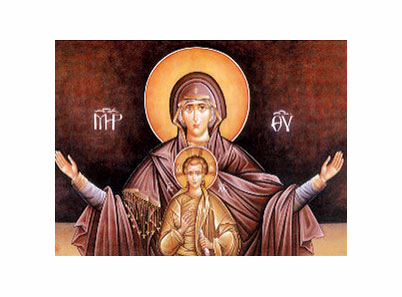 Пресв. Богородица са Христом-1460-magnet (5 магнета)
