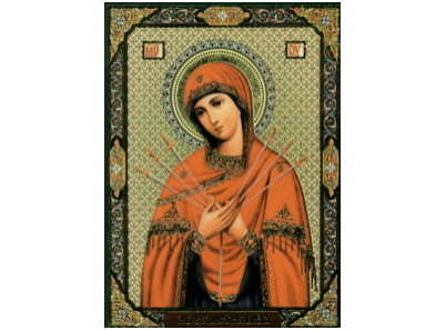 Пресв. Богородица Седмострелна-1489-magnet (5 магнета)