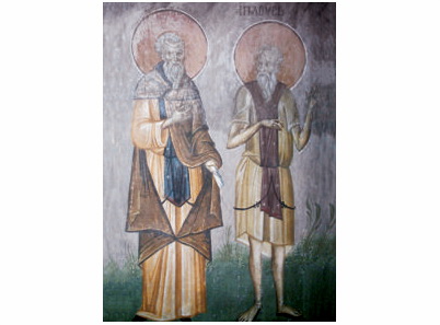Свети Амона и Свети Павле Прости - 1717-magnet (5 магнета)