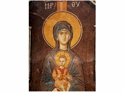 Пресв. Богородица са Христом. детаљ-1793