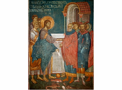 Христос подучава ученике, Дечани-1809