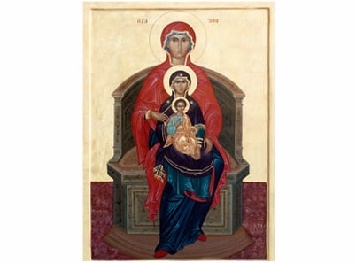 Света Ана са Богородицом и Христом-2369-magnet (5 магнета)